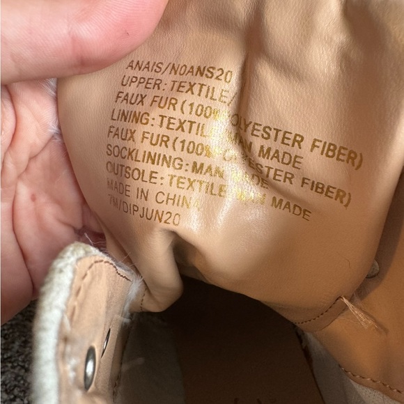 Nannette Lepore Anais Bootie Rhinestone in Winter White Size Womens 7M - Picture 10 of 12